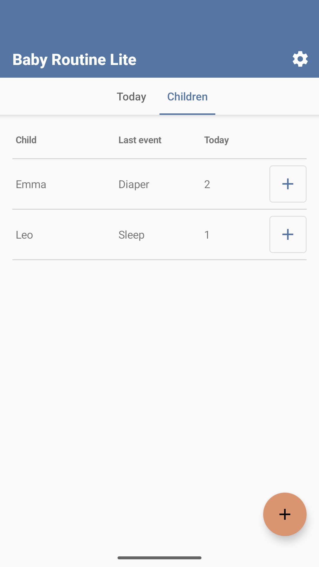 Baby Routine Lite 2