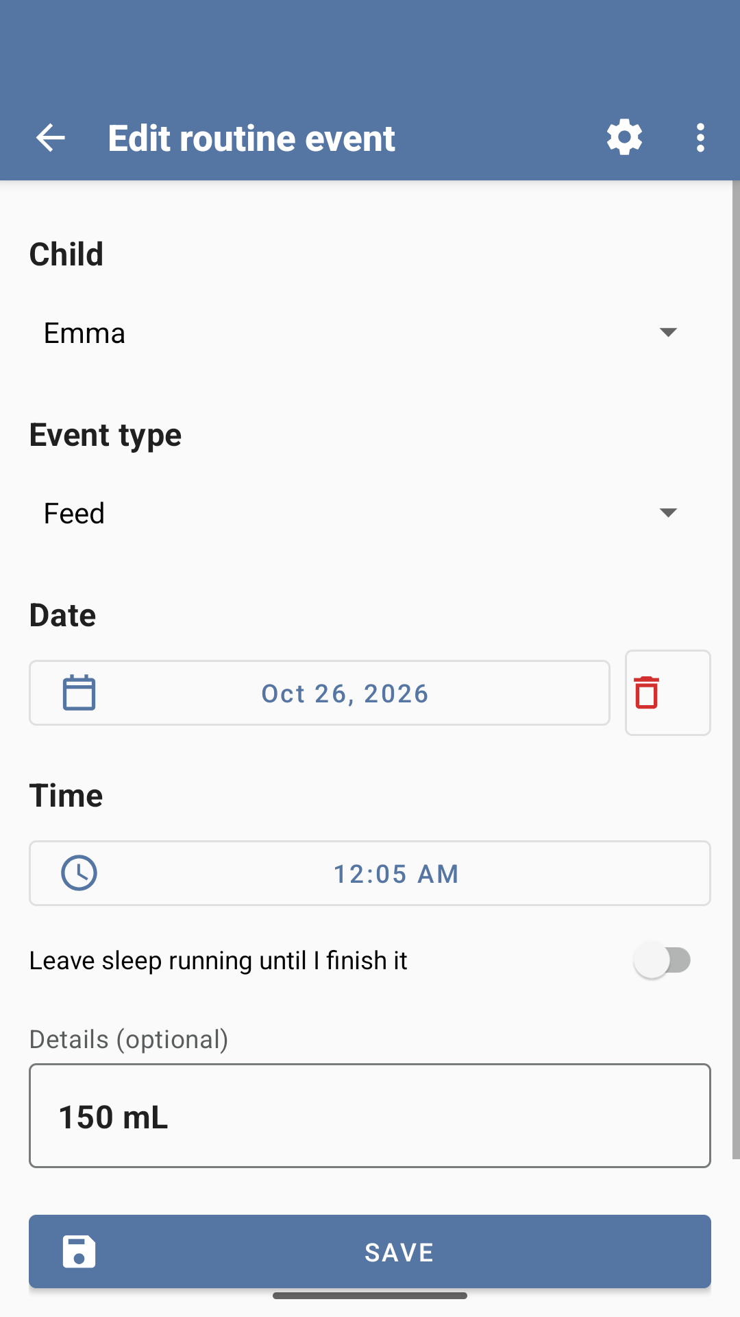 Baby Routine Lite 4