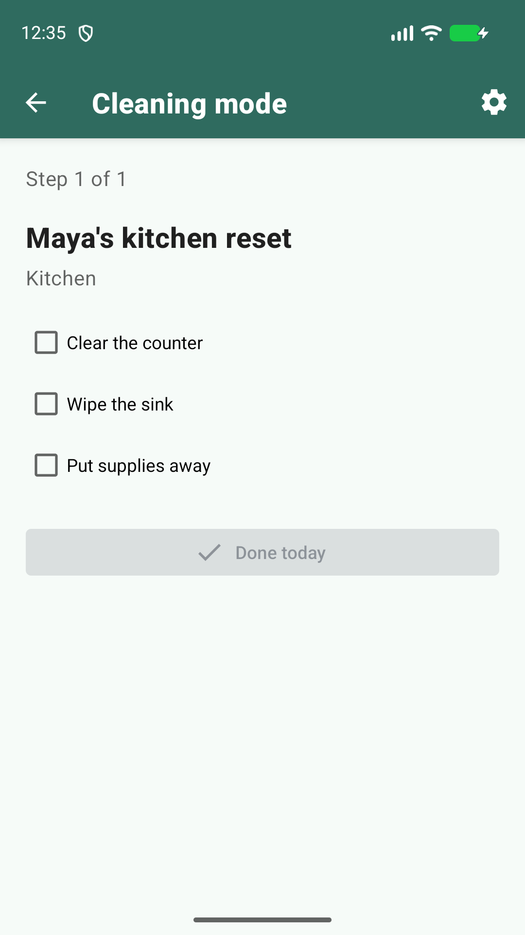 Cleaning Tracker 4
