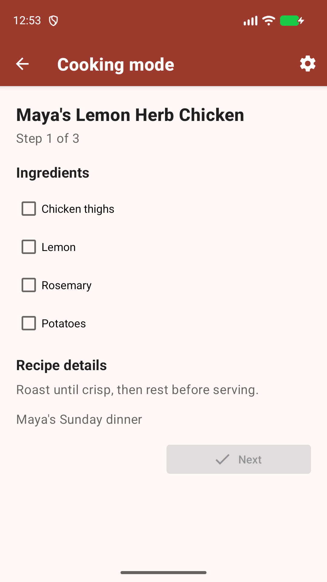 Cooking Planner 4