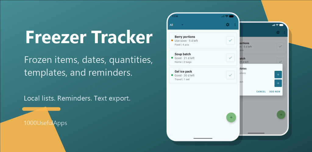 Freezer Tracker