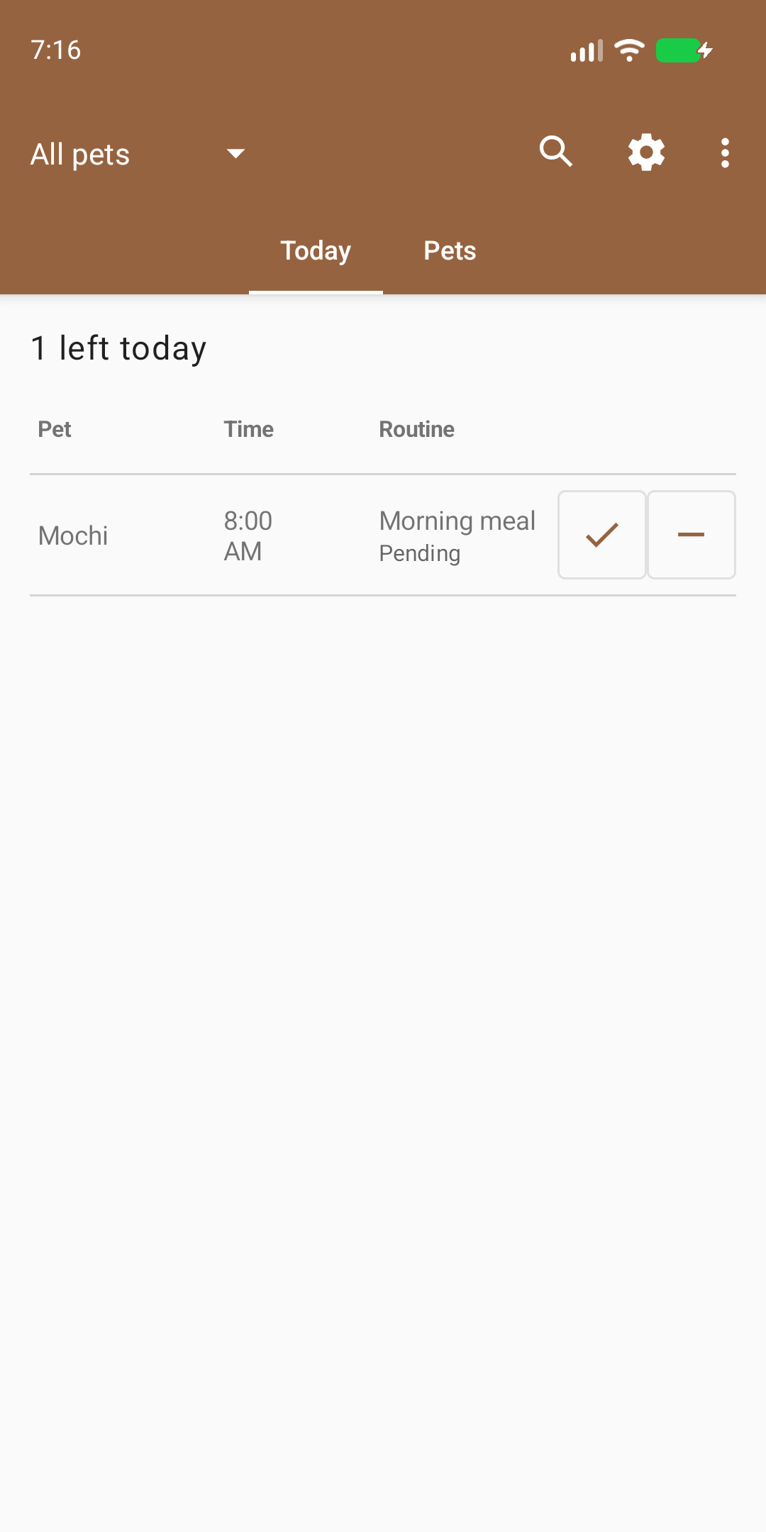 Pet Routine 1