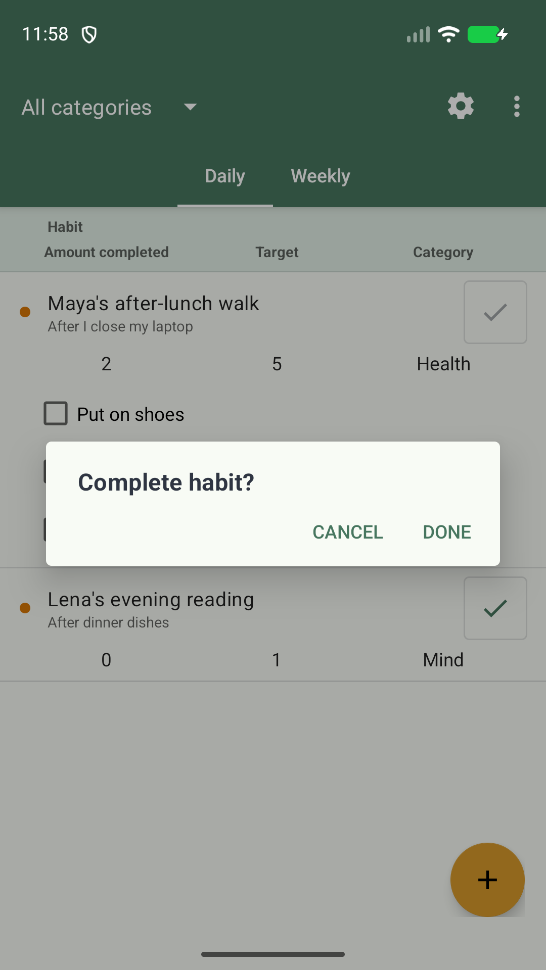 Tiny Habit 4